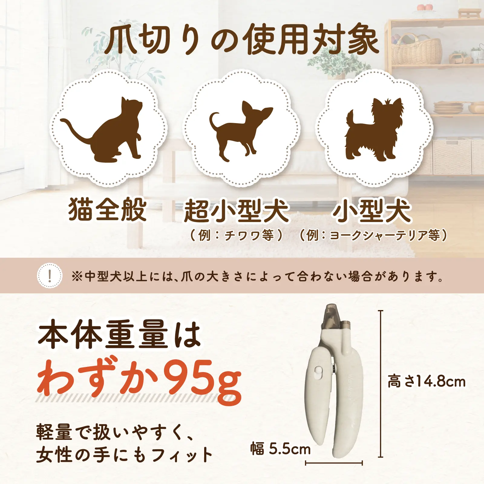 WanWeek 猫/犬用爪切り ミント | 株式会社ルクスリンク